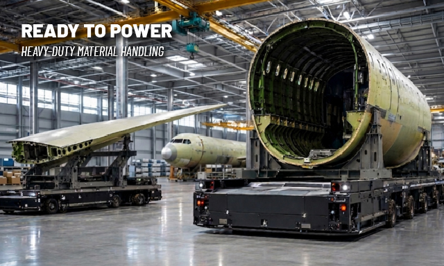 Batterie al litio custom per movimentazione aeronautica heavy duty | Flash Battery