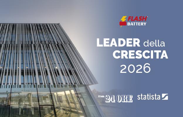 Flash Battery si riconferma tra i Leader della Crescita 2026 | Flash Battery