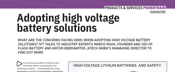 Adopting high voltage battery solutions | Flash Battery