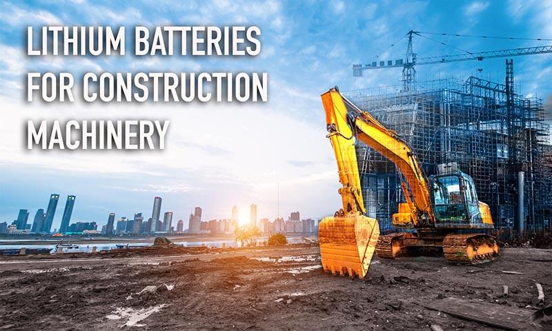 Batteries au lithium pour les engins de construction: le secteur du chantier choisit la voie de l’électrification | Flash Battery
