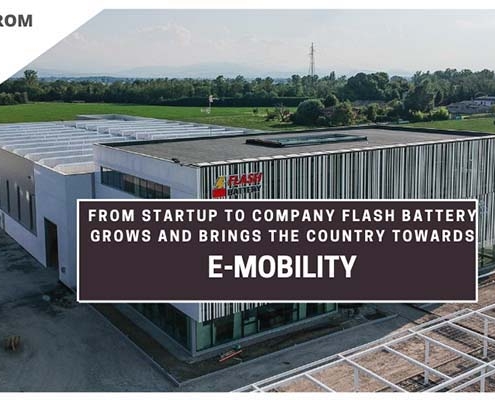 TCE from start up to company flash battery brings italy towards emobility